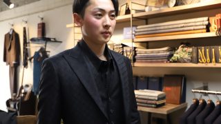 LANA VERGINE PETTINATA-Black Suit