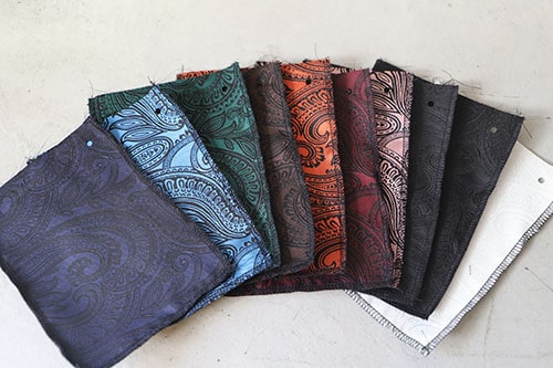 オーダーネクタイ　生地見本